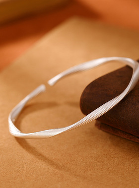 手镯ins银饰冷淡风小众设计