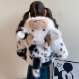 女童加绒外套冬季2025新款炸街儿童保暖毛毛衣冬装仿皮草上衣P91，童装外套，祺妙童装