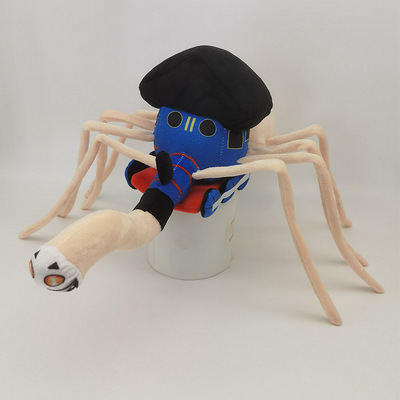 跨境新款Train spider Thomas plush 火车蜘蛛公仔托马斯毛绒玩具