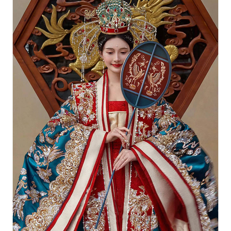 宋制婚服汉服秀禾服2025新款嫁衣情侣女凤冠霞帔新中式婚纱新娘