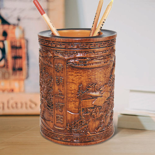 创意清明上河图笔筒摆件教师节礼物学生奖品放毛笔书房装饰品