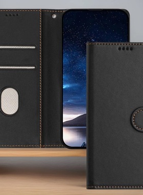 适用苹果16ProMa防盗刷FRID手机皮套iPhone15磁扣翻盖13Mini保护壳ip12全包防摔7plus钱夹手机壳14Plus插卡壳