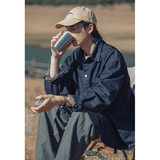 山系牛仔长袖衬衫春款宽松百搭休闲水洗衬衣外套J3592-P62控108，男装衬衫，电商A362