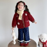 女童套装秋冬2025新款洋气韩系儿童加厚格子毛毛衣外套冬季三件套,童装休闲套装,祺妙童装,工厂直供 女童套装秋冬2025新款洋气韩系儿童加厚格子毛毛衣外套冬季三件套,童装休闲套装,祺妙童装,工厂直供