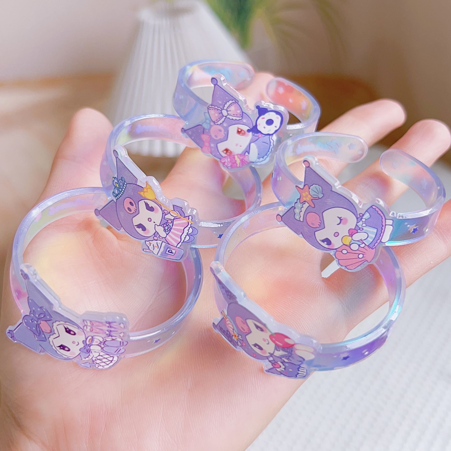 库洛米手环紫色女童卡通