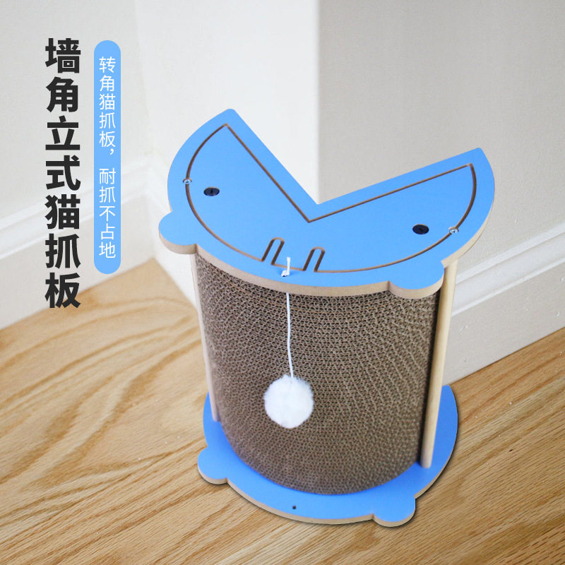 ZOO●猫抓板立式耐磨木质猫爪板磨爪器瓦楞纸猫窝猫咪宠物用品