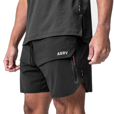 ASRV美式工装运动短裤男四分梭织