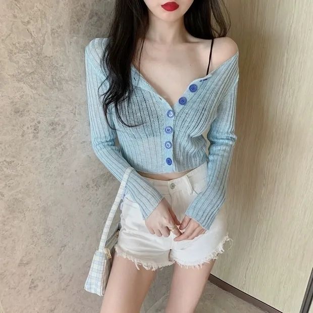 春季针织针织开衫温柔风外穿上衣