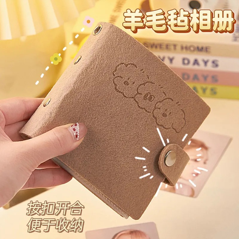 追星女孩爱豆专辑小卡收纳活页三寸照片拍立得相册一宫格收藏卡册