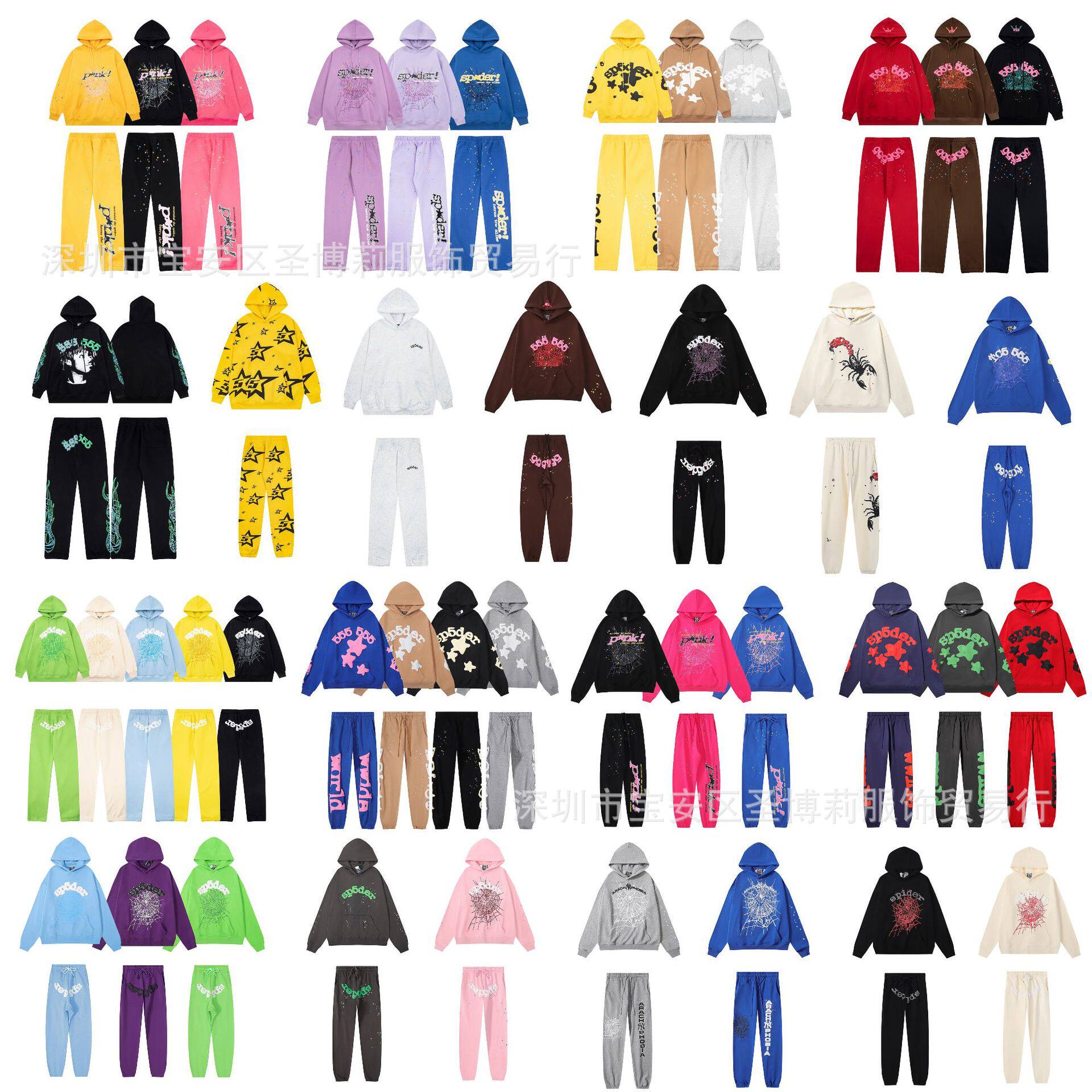 555555 American Fashion Youngthug Same Style Sp5Derhoodie Foam