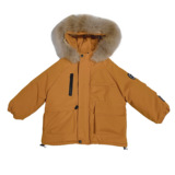 女童棉服冬装2025新款洋气中长款儿童冬季外套加绒加厚派克服P115，童装棉衣，祺妙童装