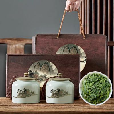 高档茶叶礼盒装龙井绿茶碧螺春