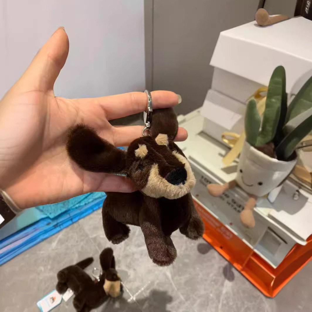 赵露思同款腊肠狗包包挂件精致高级感显眼包女钥匙扣玩偶可爱女包