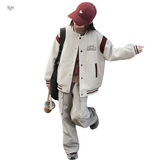 女童2025年秋冬新款蝴蝶结刺绣呢料棉服女大童保暖时尚棒球服外套，童装棉衣，祺儿童装