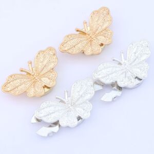 button cover 跨境衬衣袖扣袖口领口蝴蝶配饰钻饰衬衫西服纽扣套
