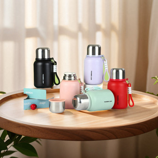 新款316不锈钢保温杯迷你真空保温杯便携小巧保温壶颜值大肚杯