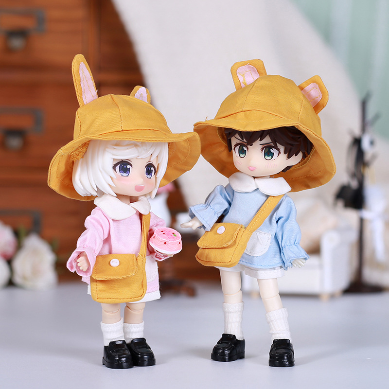ob11娃衣jk裙子幼稚园校服套装娃服装BJD盲盒手娃娃衣服现货