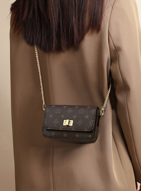 金狐狸包包2025新款女包斜挎包链条包秋季女士时尚轻奢单肩包小包