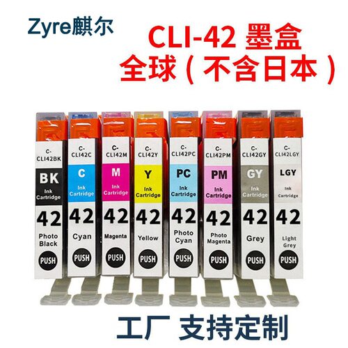 CLI-42墨盒 适用佳能PRO-100喷墨打印机油墨  PRO100墨盒CLI-42BK