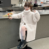 女童外套秋冬款2025新款洋气中大童女孩加绒加厚毛毛衣一体绒大衣,童装外套,祺妙童装, 女童外套秋冬款2025新款洋气中大童女孩加绒加厚毛毛衣一体绒大衣,童装外套,祺妙童装,