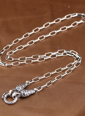 可打开复古做旧时尚简约项链女款