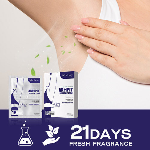 OdorAway跨境腋窝止汗香体霜 Armpit Deodorant Cream 0.8gx24