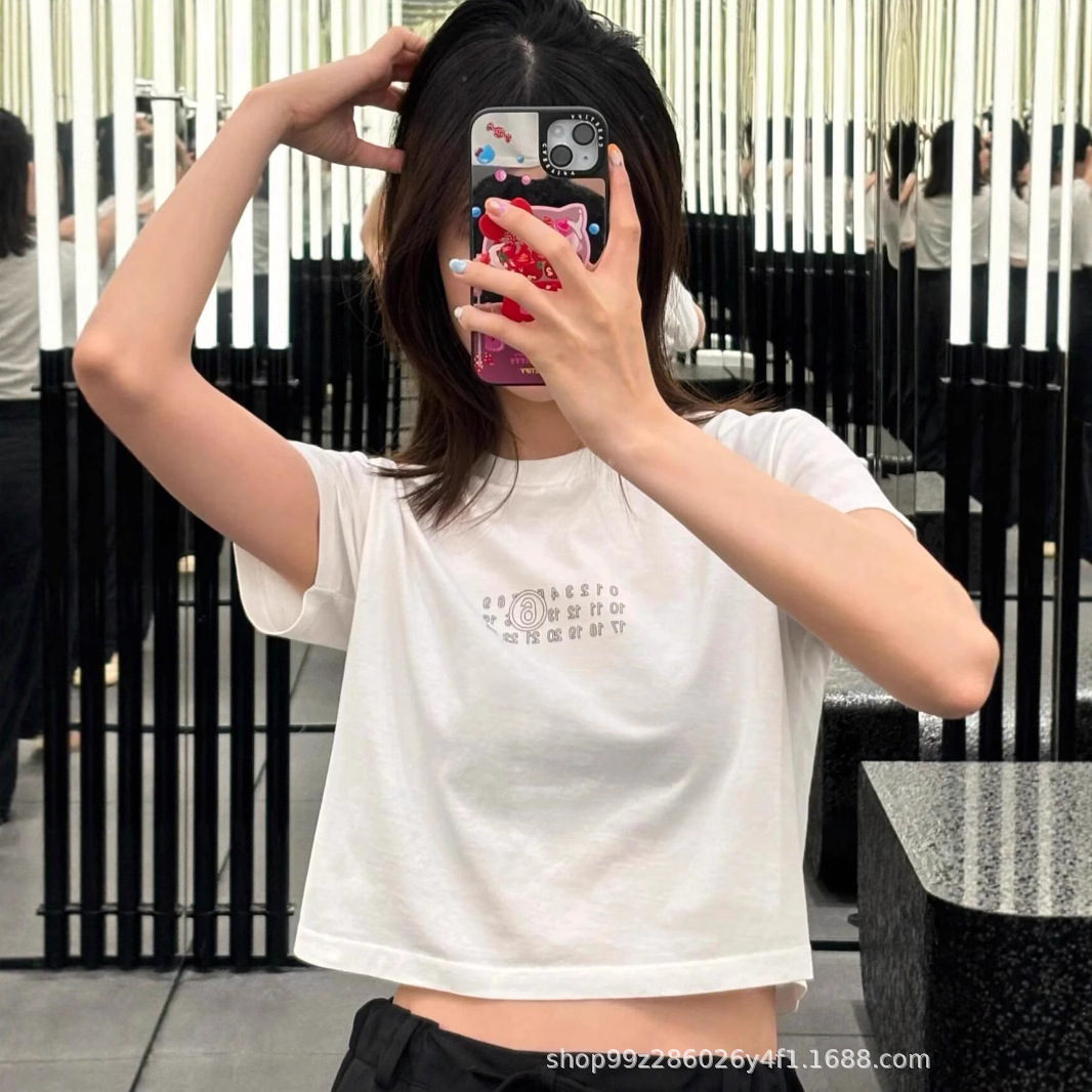 短款t恤女款夏短袖修身露脐小个子精致上衣巨显身材酷辣短款chic