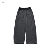 女童2025年冬季新款休闲加绒加厚针织卫裤女大童户外保暖阔腿裤潮，童装裤子，祺儿童装