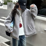 女童2025秋冬新款保暖双面穿绣花外套女大童冬季户外保暖加厚棉服，童装外套，祺儿童装