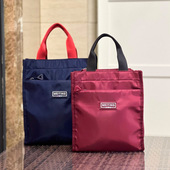 特价 撞色内置水杯位手提饭盒包学生上班手拎便当包补课文件包妈咪