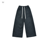 女童加绒加厚糯米裤2025年秋冬新款斜纹阔腿裤中大童显瘦直筒长裤，童装裤子，祺儿童装