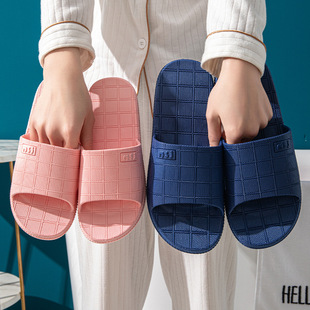 新款夏季凉拖鞋厚底软底家居情侣家用浴室防滑凉拖外穿拖鞋女批发