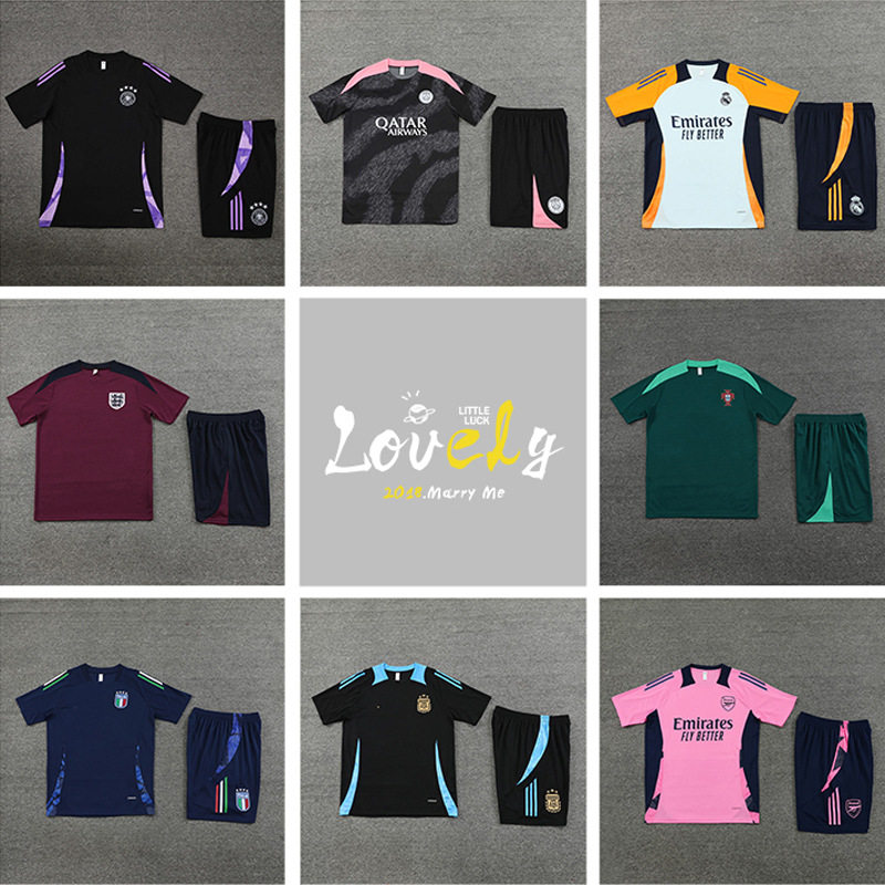 Portugal Short-Sleeved Training Uniforms England Paris Germany