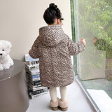 女童加厚棉服冬装洋气儿童保暖两面穿外套韩版冬季中长款棉衣P122，童装棉衣，祺妙童装