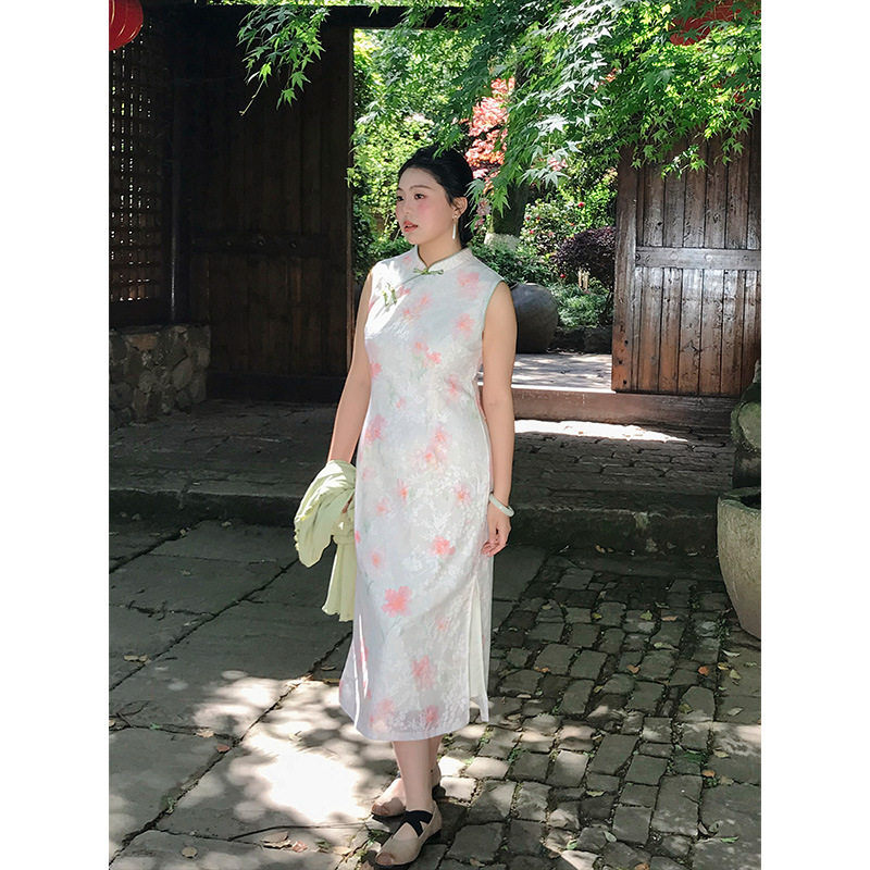 新中式改良旗袍文艺复古修身开衫