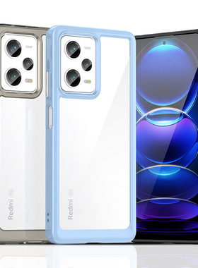 适用红米note12pro手机壳redminote11透明保护套k50全包k40防摔