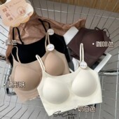 森色系万能穿搭5021粉底液隐形大胸显小胸无钢圈聚拢内衣无痕美背