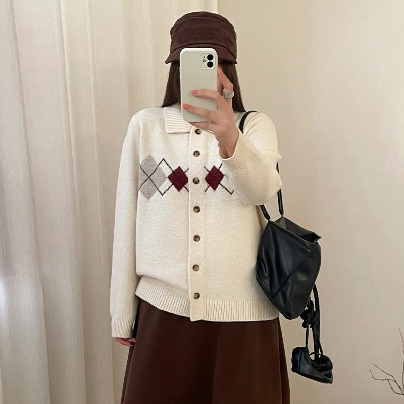 乃粒253762026年冬季POLO领开衫
