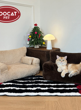 TOOCAT猫咪宠物沙发床秋冬狗窝猫窝猫床垫子全套可拆洗毛绒宠物窝