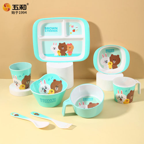 五和密胺儿童餐具LINEFRIENDS