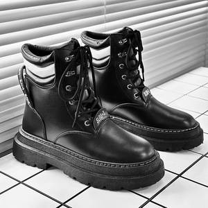 秋冬新款马丁靴英伦风机车靴皮靴潮工装马丁靴XZ517-1 XZ6937 P65图片