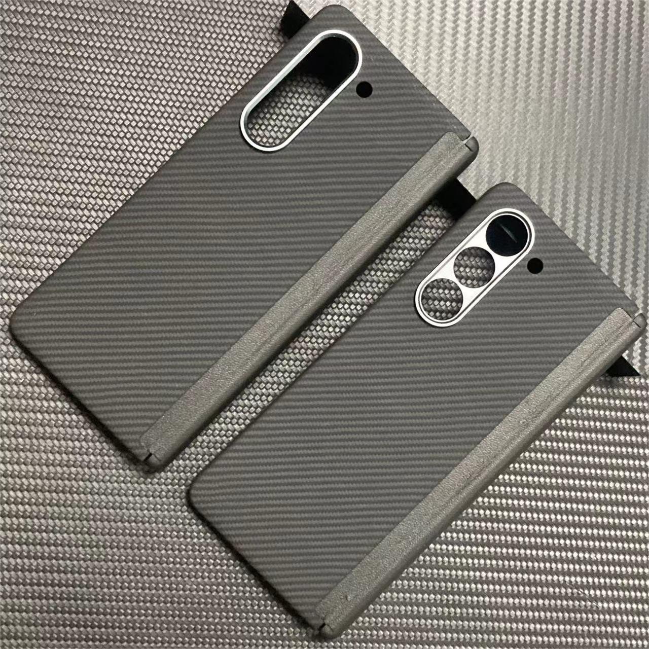 正品凯夫拉适用三星zfold5中轴保护壳w24超薄磁吸款手机壳保护套