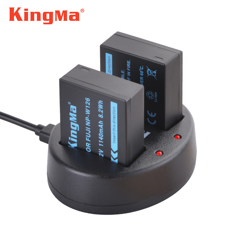 劲码NP-W126S电池适用富士XT3 XT2 XE3 xt20 XH1 XT20相机充电器