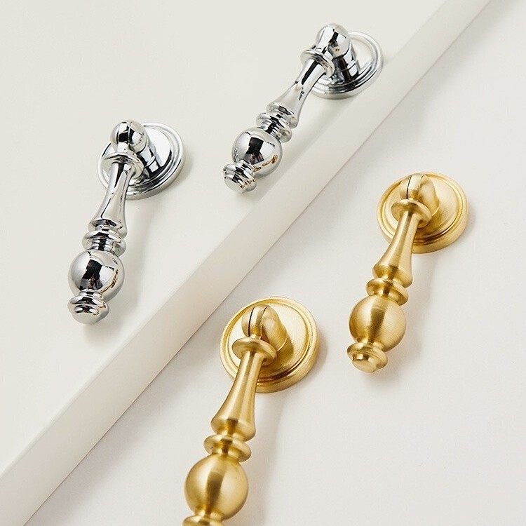 固德乐法式镀铬银色吊坠轻奢柜门抽屉现简约档衣柜橱柜中古风把手,住宅家具,拉手,淘宝优惠券,粉丝福利购,淘宝优惠卷