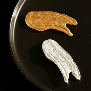 vintage复古笔触胸针女高级感艺术小众西装 别针大衣配饰