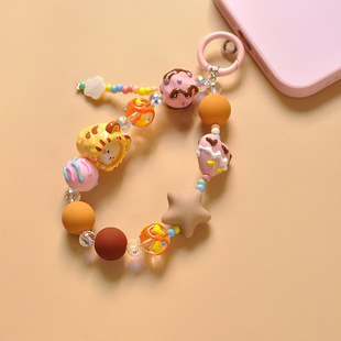 diy串珠手机链女包挂饰正版嘿粉儿十二生肖盲盒卡通钥匙扣小挂件