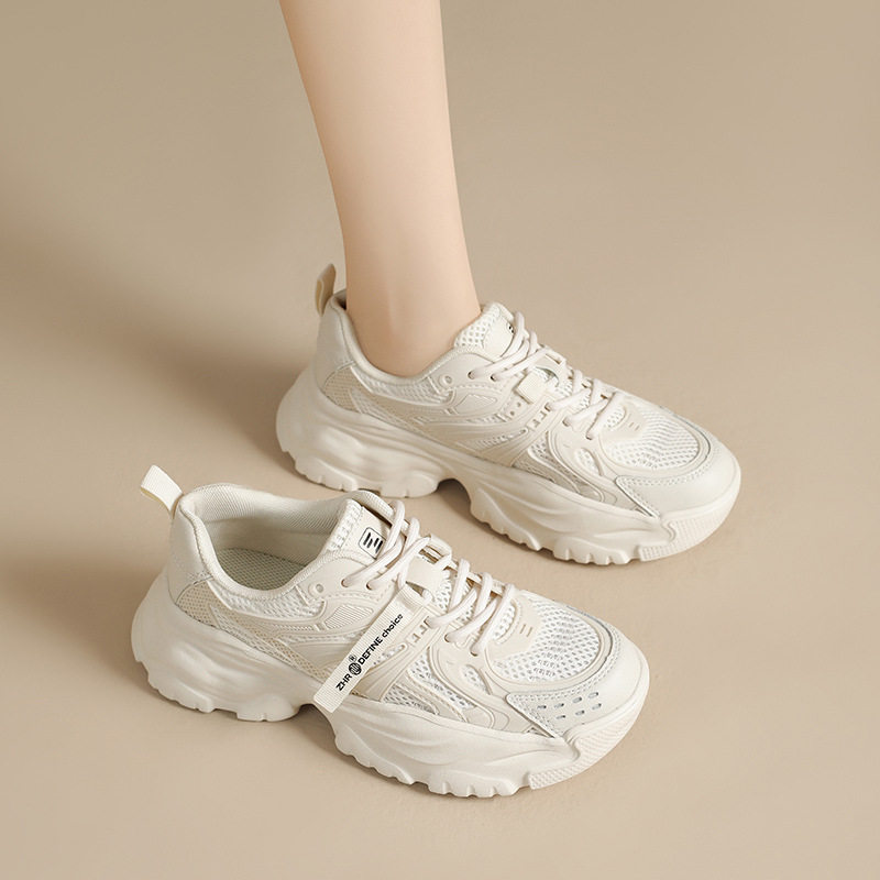 ZHR透气网面老爹鞋女厚底运动鞋女鞋夏新款轻便百搭学生休闲鞋子