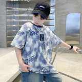 童短袖T恤夏装2025新款儿童夏季半袖童中大童夏款纯棉上衣潮t，商品下架区，祺妙童装