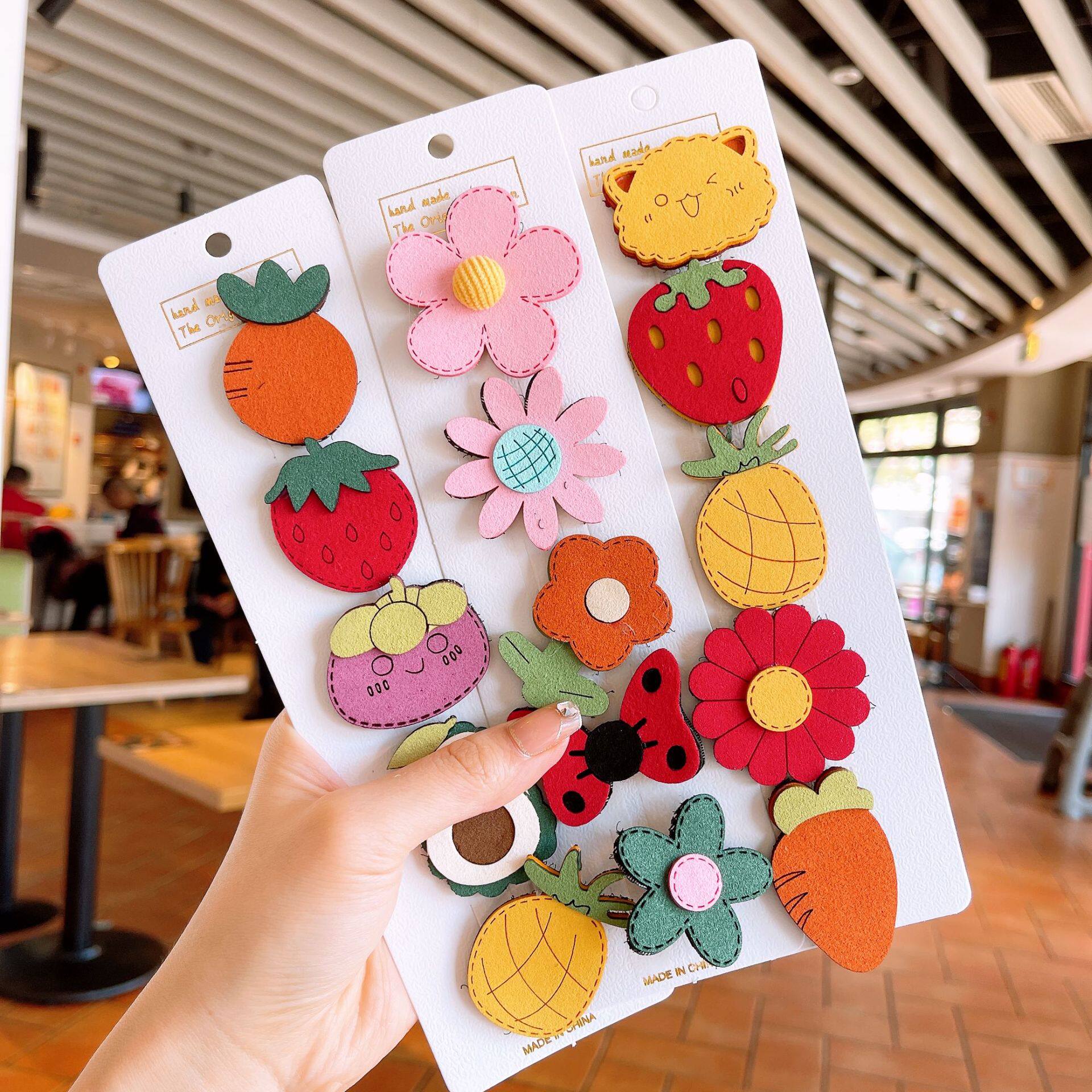 可爱卡通儿童魔术贴发帖女童刘海碎发贴婴儿不伤发头饰发饰