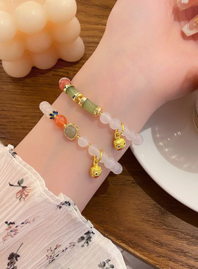 上岸~文艺复古吞金兽手链